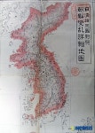 독도는 조선땅 日 채색지도