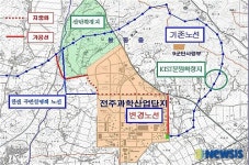 산업단지 관통하는 한전 송전철탑 건설 계획도