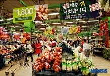 농산물 가격 확 내렸습니다