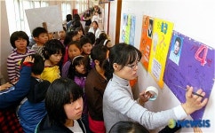 초등학교 학생회장 선거 현장