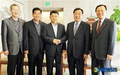 한국노총 지도부, 무역협회 방문