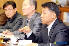 무역협회 방문한 장석춘 한국노총 위원장