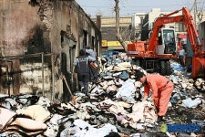 대전 중부소방, 화재 피해 공장 찾아 복구 지원