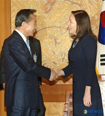 이명박 대통령, Cantwell 미 상원의원 접견