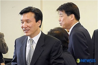 비례대표 공천심사회의 참석한 김민석,신계륜