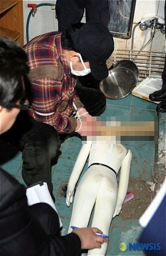 안양 초등생 살해사건 현장검증