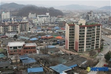 인구 2만 돌파한 금왕읍 전경
