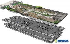 노은역 광장 주차장 조감도