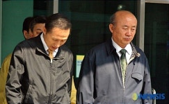 이 대통령 일산경찰서 방문