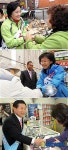 지지호소하는 구로구 을 후보들