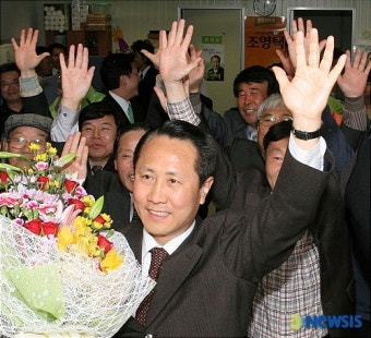 광주 서구갑 당선 유력자 조영택씨