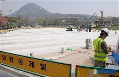 청와대 분수대 앞 도로 사라지고 노천 카페로...
