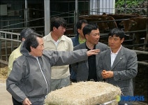 김태환 지사, 축산농가 방문 격려