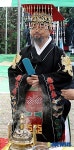 선농대제 진행하는 홍사립 구청장