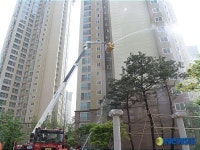 남동소방서, 초고층 아파트 소방훈련 실시