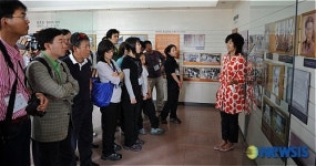 용정 대성중학교의 윤동주 역사전시관