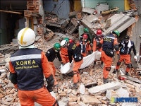 구조 작업 펼치는119 국제 구조대