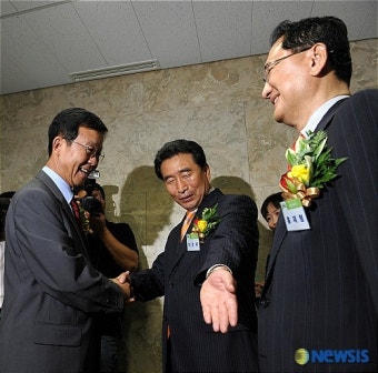 통합민주당 원내대표 후보들