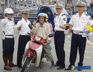 청도경찰서, 안전모 제작 배부