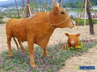 보은 한우 조형물