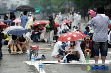 태평로 점거한 시민들
