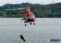 수난구조훈련하는 중앙119구조대