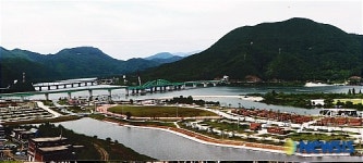 2008 가평 세계캠핑대회’주행사장인 자라섬 캠핑장전경