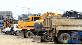 파업 돌입한 건설기계 노조