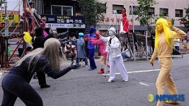 서울충무로국제영화제 칼라 퍼플 마임공연