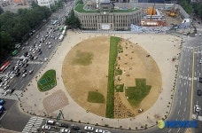 복원되는 서울광장