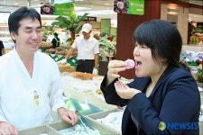 웰빙떡 맛보세요!