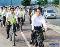 자전거 타는 명품도시 진주