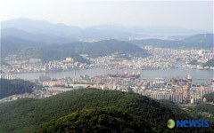 한눈에 들어온 통영항