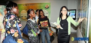 농진청 방문한 KOICA 연수단