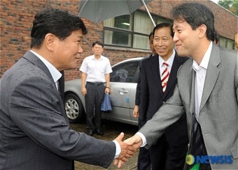 올림픽 국가대표 선수단 격려 방문한 오세훈 서울시장