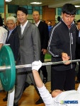 태릉선수촌 방문한 오세훈 서울시장
