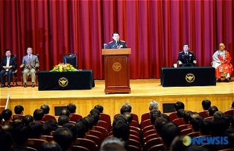 취임사 하는 김석기 신임 서울지방경찰청장