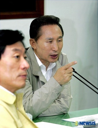 이명박 대통령 수해방지대책 점검