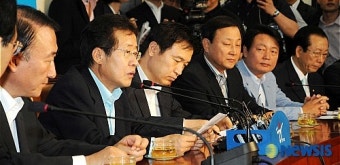 원구성 관련 국회의장 조정권 요청  홍준표 원내대표