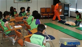 광진소방서, 응급처치교육 실시