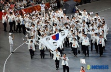 <베이징2008>176번째 입장하는 한국선수단