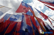 김혜영,The national flag of Korea