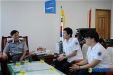 119구급대 현장실습 나온 학생 간담회