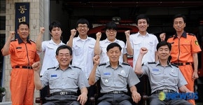 119구급대 현장실습 나온 학생 간담회