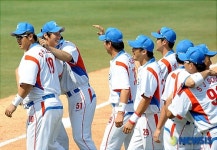 <베이징2008>결승전 진출한 한국야구대표팀