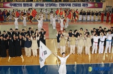 하나된 한국 무술인들