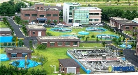가평하수 처리장 전경