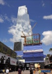 경제,푸른 하늘에 우뚝 솟은 무역센터처럼