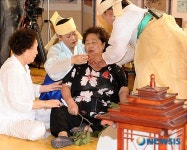 전통 노들제 굿 자리걷이시연
