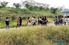 가을날의 청계천 생태학습